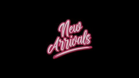 New arrivals motion graphic. Multiscreen background version Stock Footage 307823792