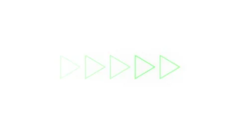 New arrow loading bar icon on white background. 4k Видео 332885116