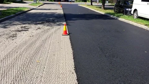 New asphalt Stock Footage 133520935