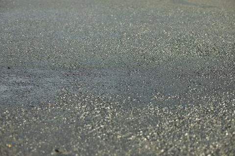 New asphalt. Texture of road surface. Hot asphalt. Foto stock