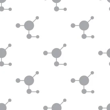 New Atom seamless pattern イラスト素材