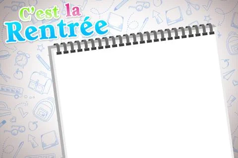 New Back to school background Stock Illustration