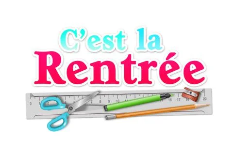 New Back to school background Stock Illustration