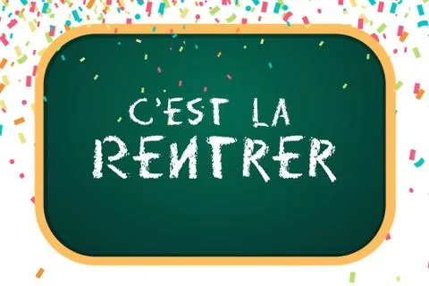 New Back to school background Stock Illustration