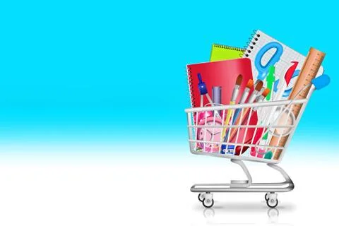 New Back to school background Stock Illustration