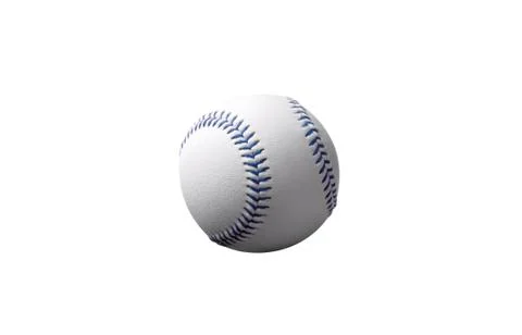 New baseball isolated on white background Stock Photos