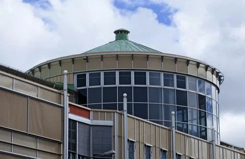 The new bathhouse from the outside Stock Photos
