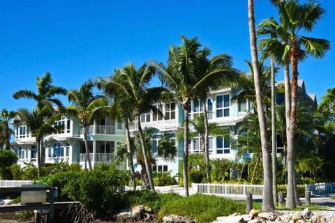 New Beach Condominiums Stock Photos
