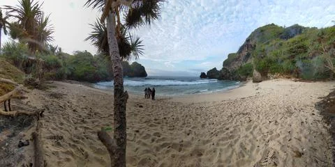 New beach discovery Stock Photos