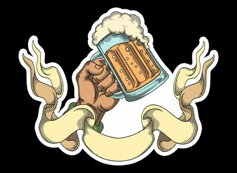 New beer Stock Illustration