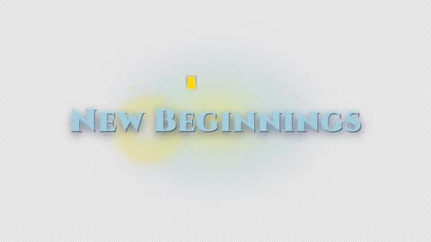 New beginnings with bright yellow light background Stock Footage 344605912