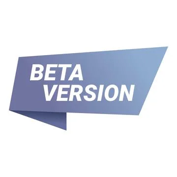 New beta version icon cartoon vector. Computer upgrade Illustrazione stock