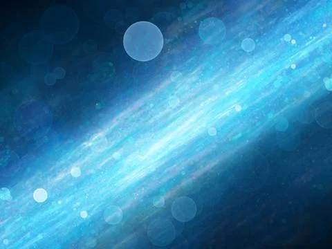 New blue technology motion surface with bubbles Illustrazione stock