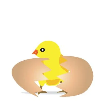 New Born Easter Egg Stock Illustration