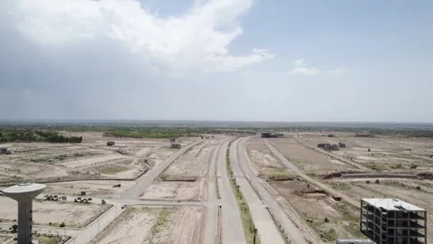 New boulevard under development Stock Footage 343089205