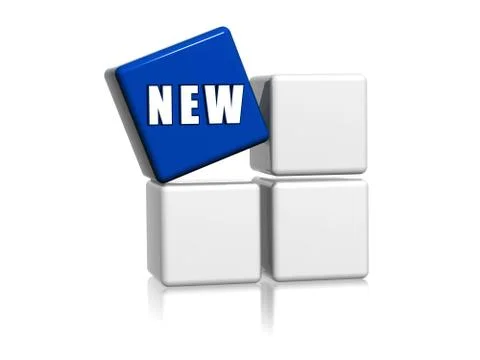 New in boxes Illustrazione stock