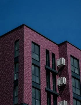 New brick architecture. Stock Photos