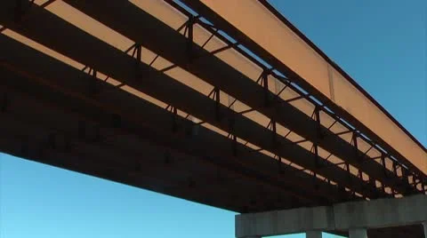 New Bridge Construction Stockbeeldmateriaal 10594914