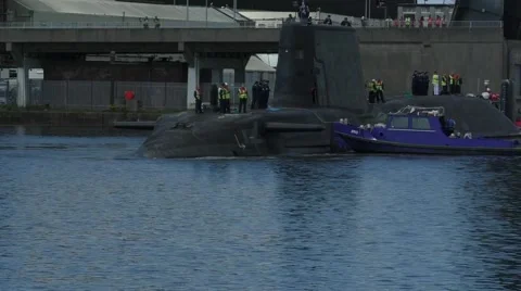 New British submarine Stock Footage 54089480