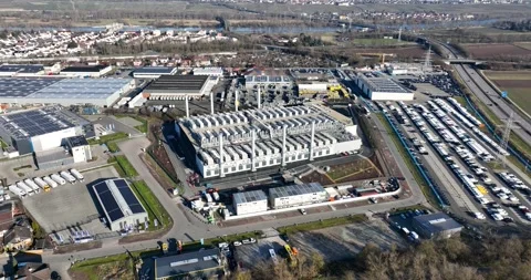 New build Data Center in Raunheim, Germany Stockbeeldmateriaal 301819027
