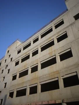 New building bare brickwork Stock Photos