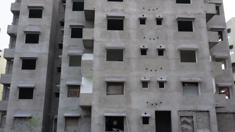 New building construction, building construction Stock Footage 291108853