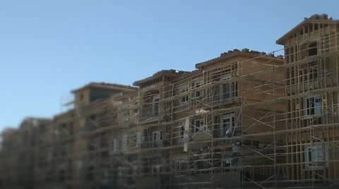 New building construction 스톡 동영상 10795135