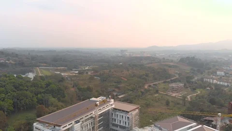 New building construction site Stock Footage 88165341