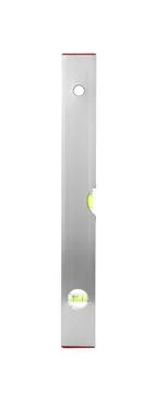 New building level on white background. Professional construction tool Fotos de archivo