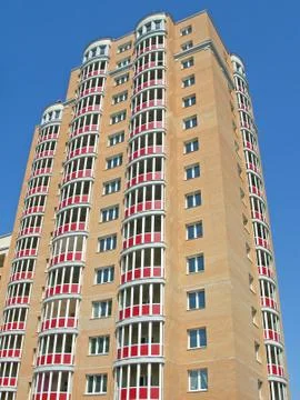 New building Stockfoto's