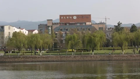 New Building Under Construction in Yiwu, Hong Kong China. Stock-Footage 95437289
