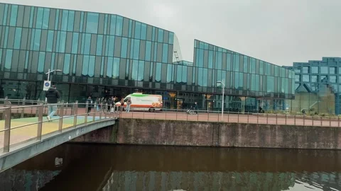 New buildings in Delft 1 Stock Footage 320642079