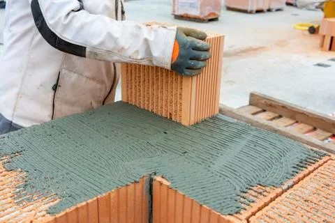 New built house in construction Stock Photos