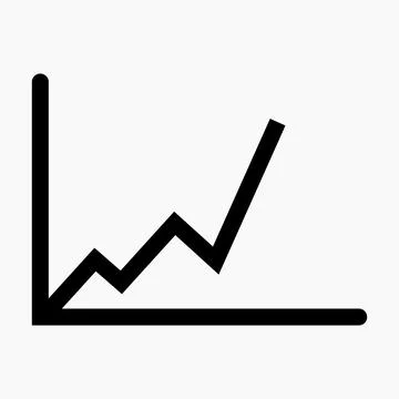 	New business graph and chart. Stock Illustration