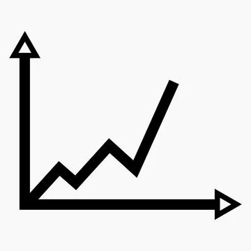 	New business graph and chart. Stock Illustration