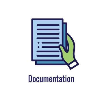 New Business Process Icon - Documentation phase Stock Illustration