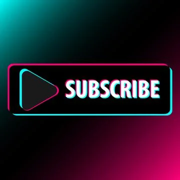 New button design. Button to subscribe. Blog in the colors Stockillustratie