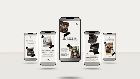 New Cafe Menu Ideas Reels After Effects stock