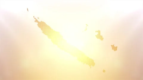 New Caledonia Map Opener Stock Footage 247896735
