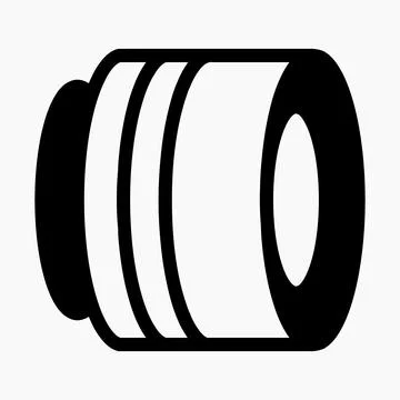 	New camera lens vector. Stock Illustration