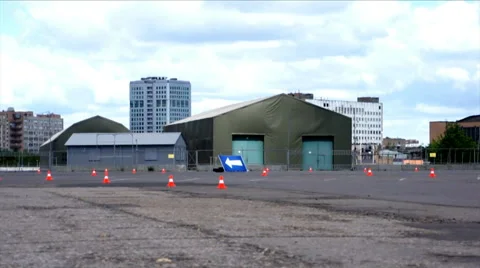 New car during hard test drive Stock Footage 43449644