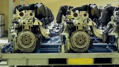 New car engines Stock Footage 73413073