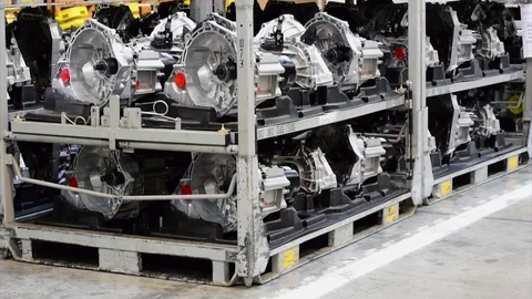 New car engines Stock-Footage 73414681
