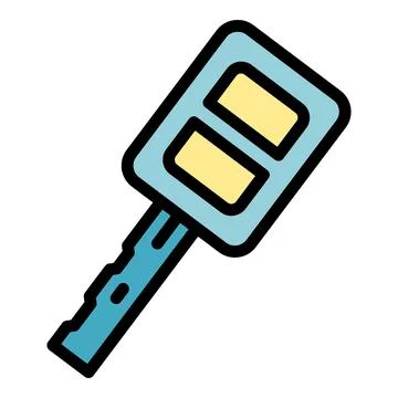 New car key icon vector flat 스톡 일러스트