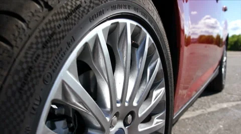 New car on test drive in motion Video stock 43449470