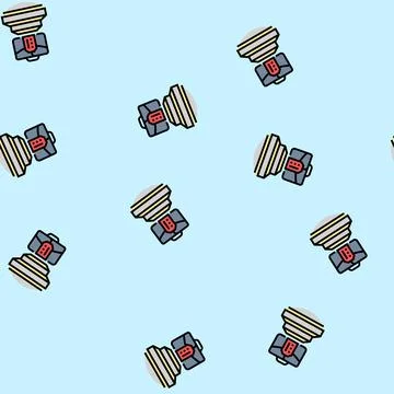 New career path vector seamless pattern Stock Illustration