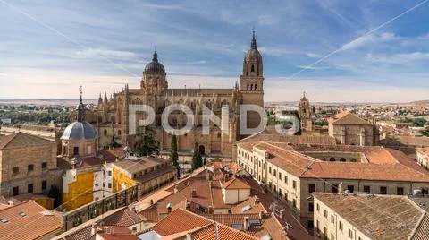 New Cathedral of Salamanca (Castilla y Leon ) Spain UNESCO World heritage Stock Photos