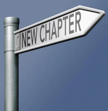New chapter Illustrazione stock