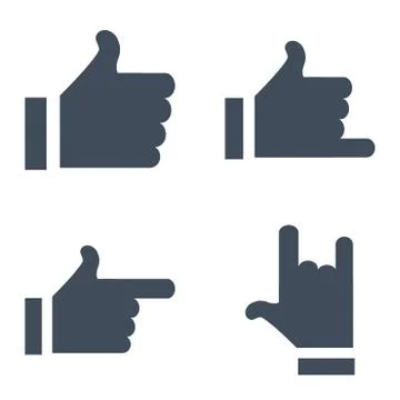 New characters like button for social networking Stock Illustration