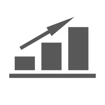 New chart icon vector simple Stock Illustration
